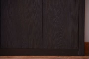 古民具・骨董　古い木製の味わい深いアンティーク板戸2枚セット