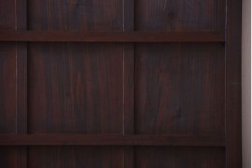 古民具・骨董　古い木製の味わい深いアンティーク板戸2枚セット