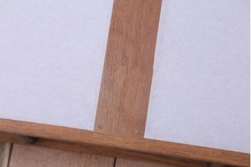 古民具・骨董　黒柿枠のアンティーク天井照明