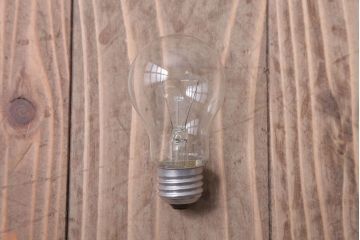 古民具・骨董　黒柿枠のアンティーク天井照明