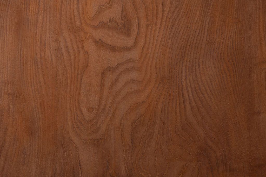 和製アンティーク　総欅材!組子ガラス帯戸4枚セット