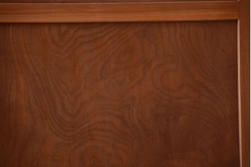 和製アンティーク　総欅材!組子ガラス帯戸4枚セット