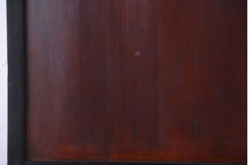 古民具・骨董　古い木味のアンティーク帯戸2枚セット(2)