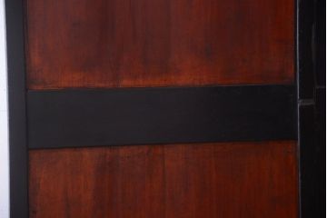 古民具・骨董　古い木味のアンティーク帯戸2枚セット(2)