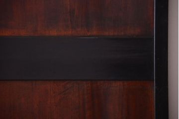 古民具・骨董　古い木味のアンティーク帯戸2枚セット(2)