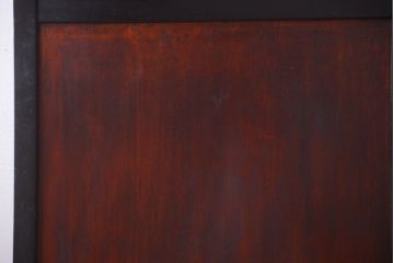 古民具・骨董　古い木味のアンティーク帯戸2枚セット(2)