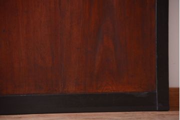 古民具・骨董　古い木味のアンティーク帯戸2枚セット(2)