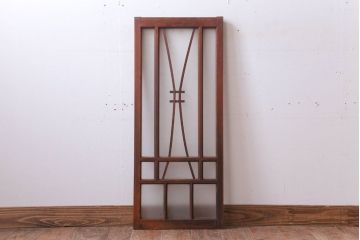 昭和レトロ　すりガラス入り!アンティーク引き戸