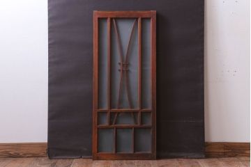 昭和レトロ　すりガラス入り!アンティーク引き戸