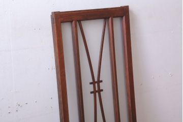 昭和レトロ　すりガラス入り!アンティーク引き戸