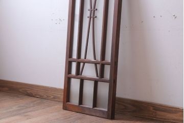 昭和レトロ　すりガラス入り!アンティーク引き戸