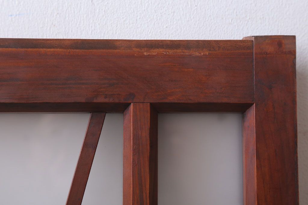 昭和レトロ　すりガラス入り!アンティーク引き戸