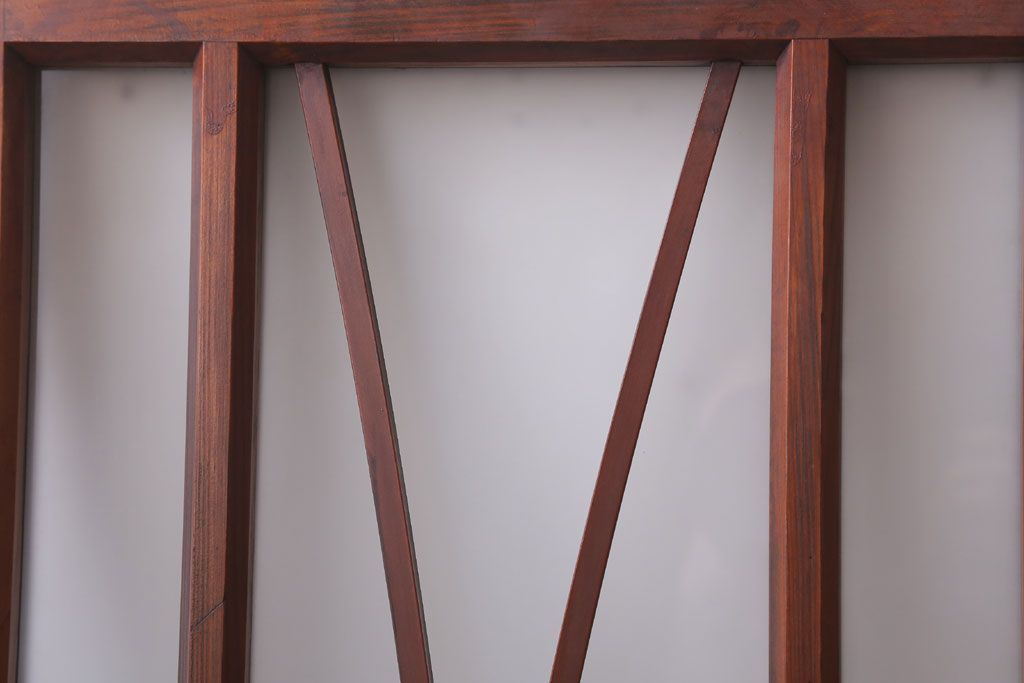 昭和レトロ　すりガラス入り!アンティーク引き戸