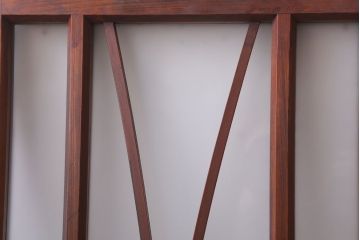 昭和レトロ　すりガラス入り!アンティーク引き戸