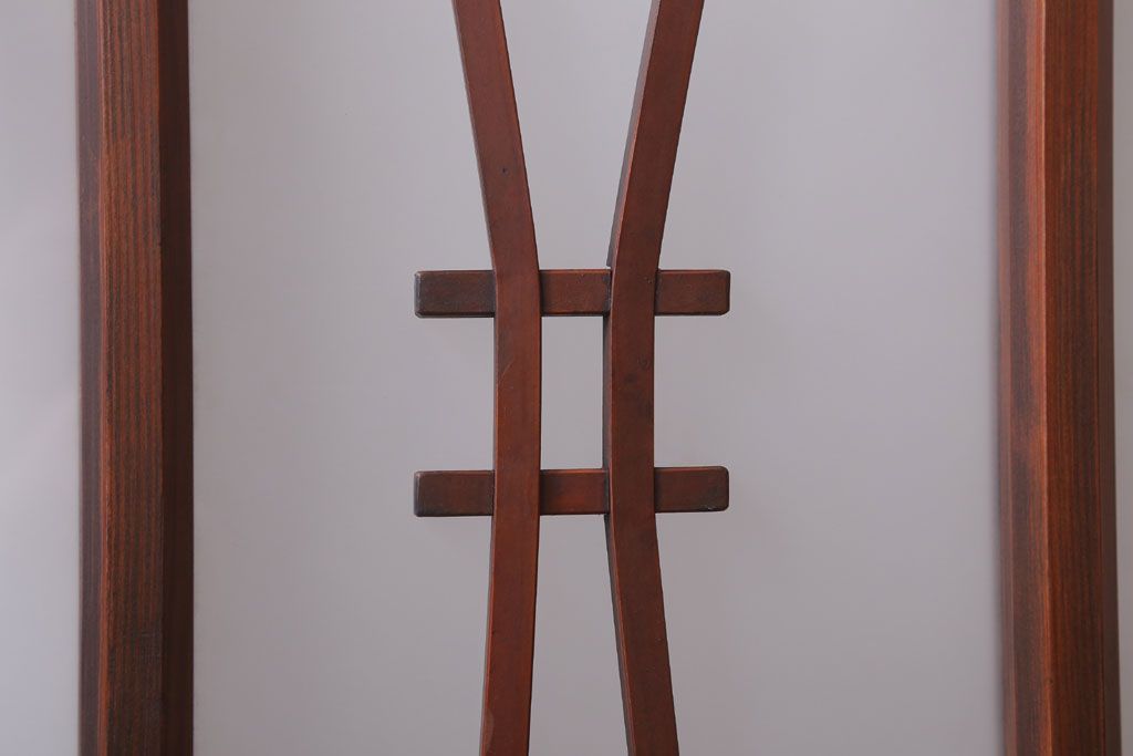 昭和レトロ　すりガラス入り!アンティーク引き戸