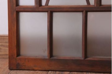 昭和レトロ　すりガラス入り!アンティーク引き戸