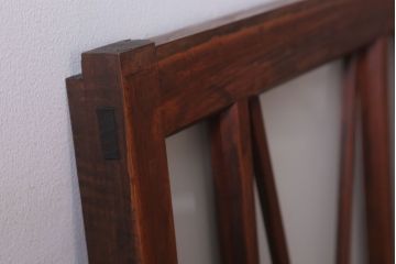 昭和レトロ　すりガラス入り!アンティーク引き戸