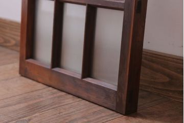 昭和レトロ　すりガラス入り!アンティーク引き戸