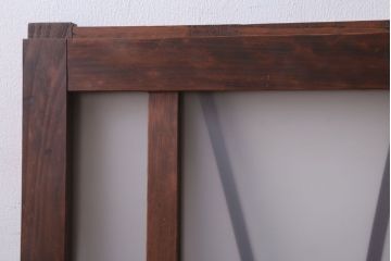 昭和レトロ　すりガラス入り!アンティーク引き戸