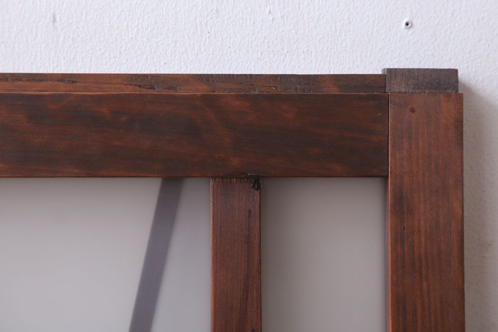 昭和レトロ　すりガラス入り!アンティーク引き戸