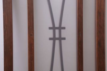 昭和レトロ　すりガラス入り!アンティーク引き戸