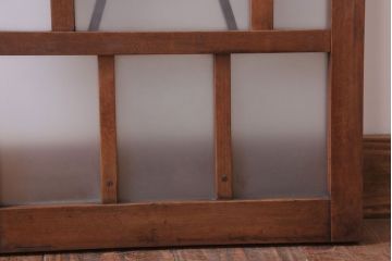 昭和レトロ　すりガラス入り!アンティーク引き戸