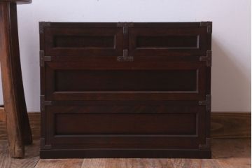 中古　松本民芸家具　#523　金具付小抽斗(小引き出し)