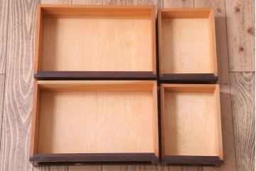 中古　松本民芸家具　#523　金具付小抽斗(小引き出し)