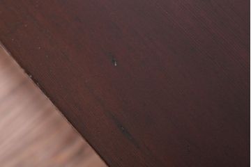 アンティーク家具　和製アンティーク　古い木製のシンプルな引き出し付き平机(デスク・テーブル)