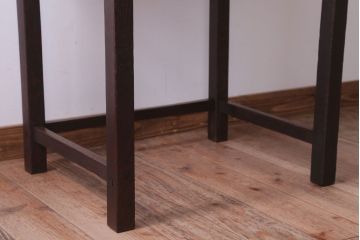 アンティーク家具　和製アンティーク　古い木製のシンプルな引き出し付き平机(デスク・テーブル)