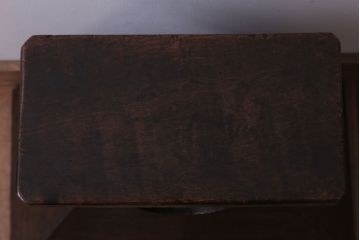 アンティーク雑貨　昭和レトロ　古い木製踏み台(ステップ)