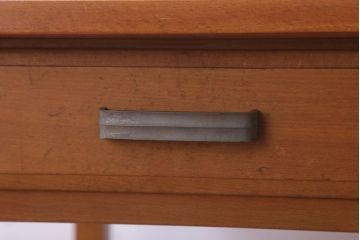 【N様ご成約分】アンティーク　シンプルでおしゃれな引き出し2杯付き平机(デスク)