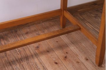 【N様ご成約分】アンティーク　シンプルでおしゃれな引き出し2杯付き平机(デスク)