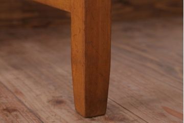 【N様ご成約分】アンティーク　シンプルでおしゃれな引き出し2杯付き平机(デスク)