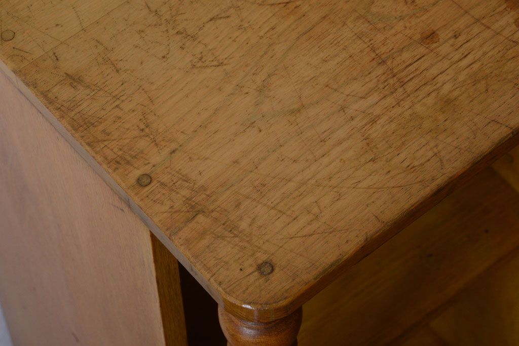 レトロ家具　昭和レトロ　引き出し・飾り棚・戸棚付き!アンティーク本箱