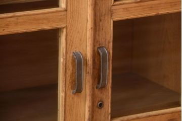 レトロ家具　昭和レトロ　引き出し・飾り棚・戸棚付き!アンティーク本箱