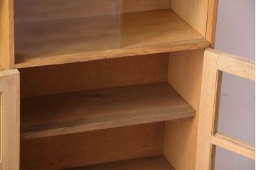 レトロ家具　昭和レトロ　引き出し・飾り棚・戸棚付き!アンティーク本箱