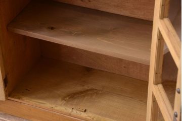 レトロ家具　昭和レトロ　引き出し・飾り棚・戸棚付き!アンティーク本箱