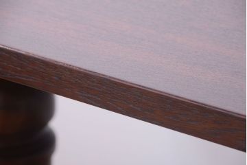 ヴィンテージ家具　イギリスビンテージ　オーク材!ブルボーズレッグダイニングテーブル