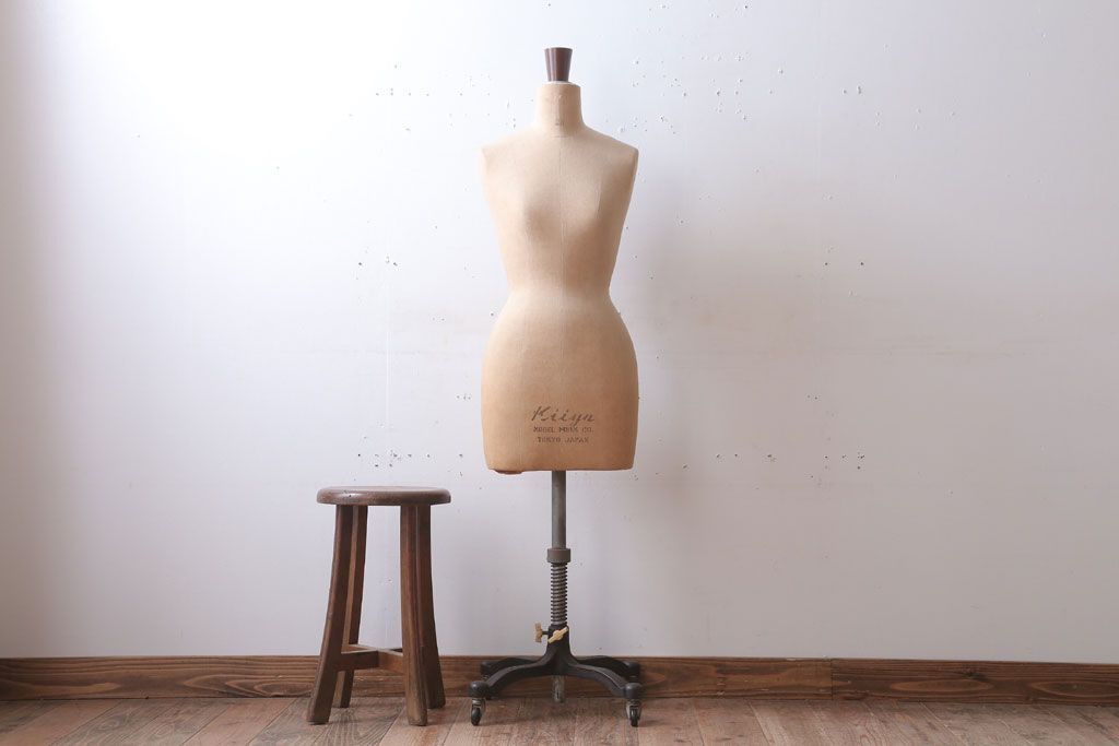 アンティーク雑貨　ビンテージ　kiiya　東京キイヤ　マネキン　トルソー