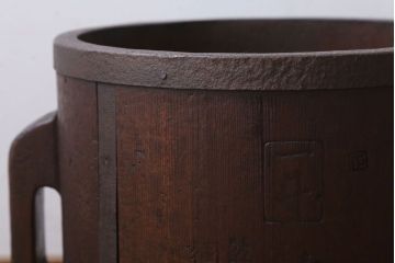 アンティーク雑貨　古民具・骨董　古い木のアンティーク一斗枡・斗棒(2)