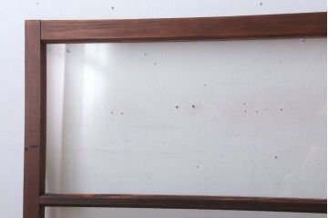 昭和レトロ　すり・クリアガラスの引き戸2枚セット(窓)