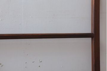 昭和レトロ　すり・クリアガラスの引き戸2枚セット(窓)