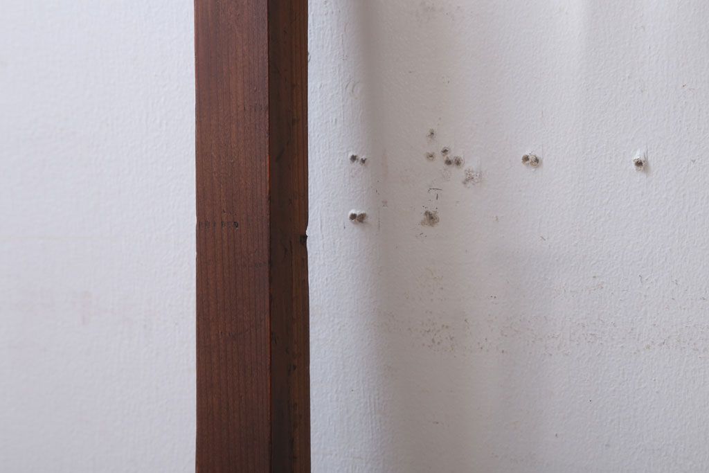 昭和レトロ　すり・クリアガラスの引き戸2枚セット(窓)