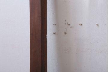 昭和レトロ　すり・クリアガラスの引き戸2枚セット(窓)