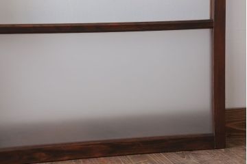 昭和レトロ　すり・クリアガラスの引き戸2枚セット(窓)