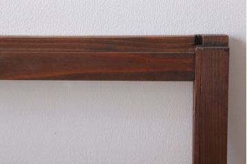 昭和レトロ　すり・クリアガラスの引き戸2枚セット(窓)