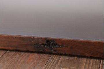 昭和レトロ　すり・クリアガラスの引き戸2枚セット(窓)