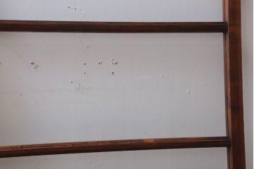 昭和レトロ　クリアガラスの引き戸2枚セット(窓)