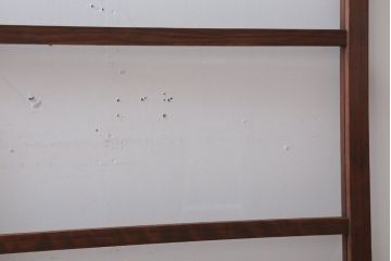 昭和レトロ　クリアガラスの引き戸2枚セット(窓)